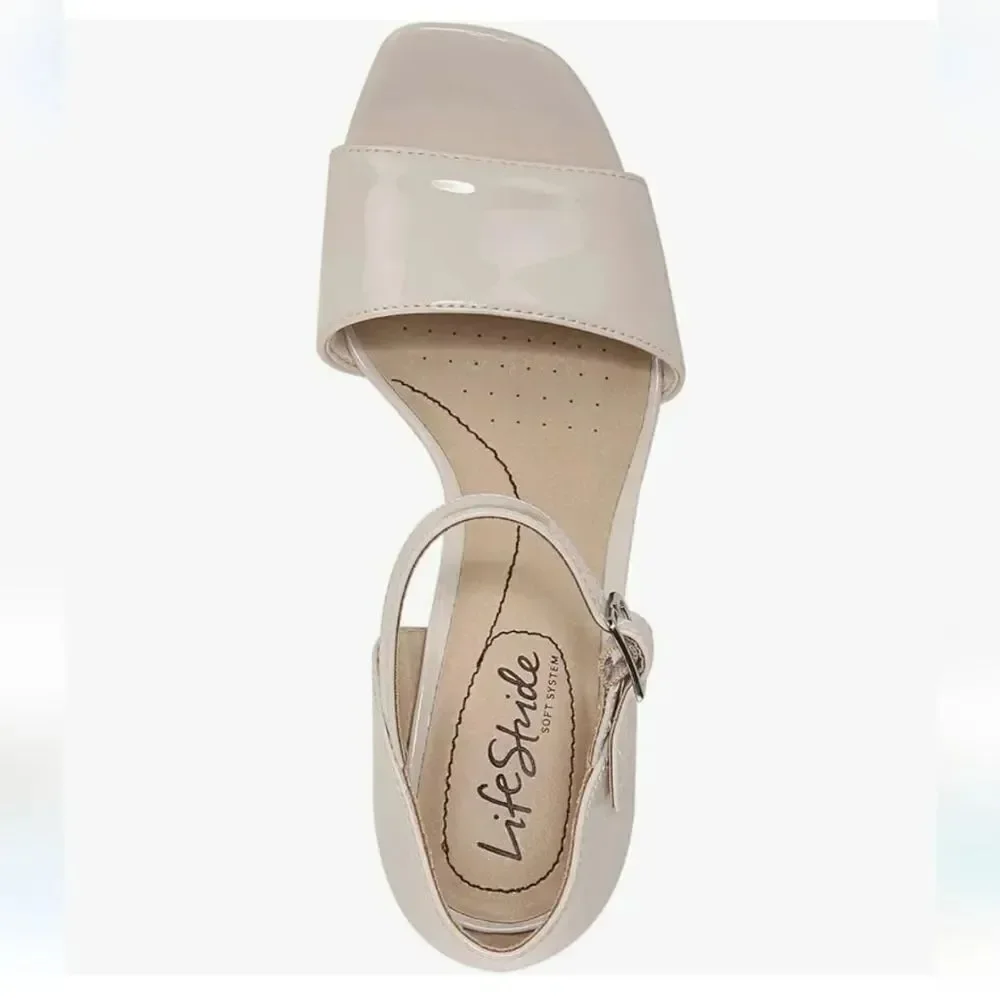 BRAND NEW LIFESTRIDE WOMEN'S BOMBSHELL BLOCK HEEL SANDAL
